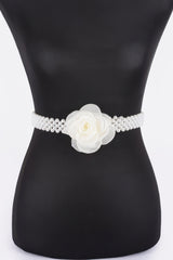 Flower Stretch Pearl Belt | Mixtshop LLC