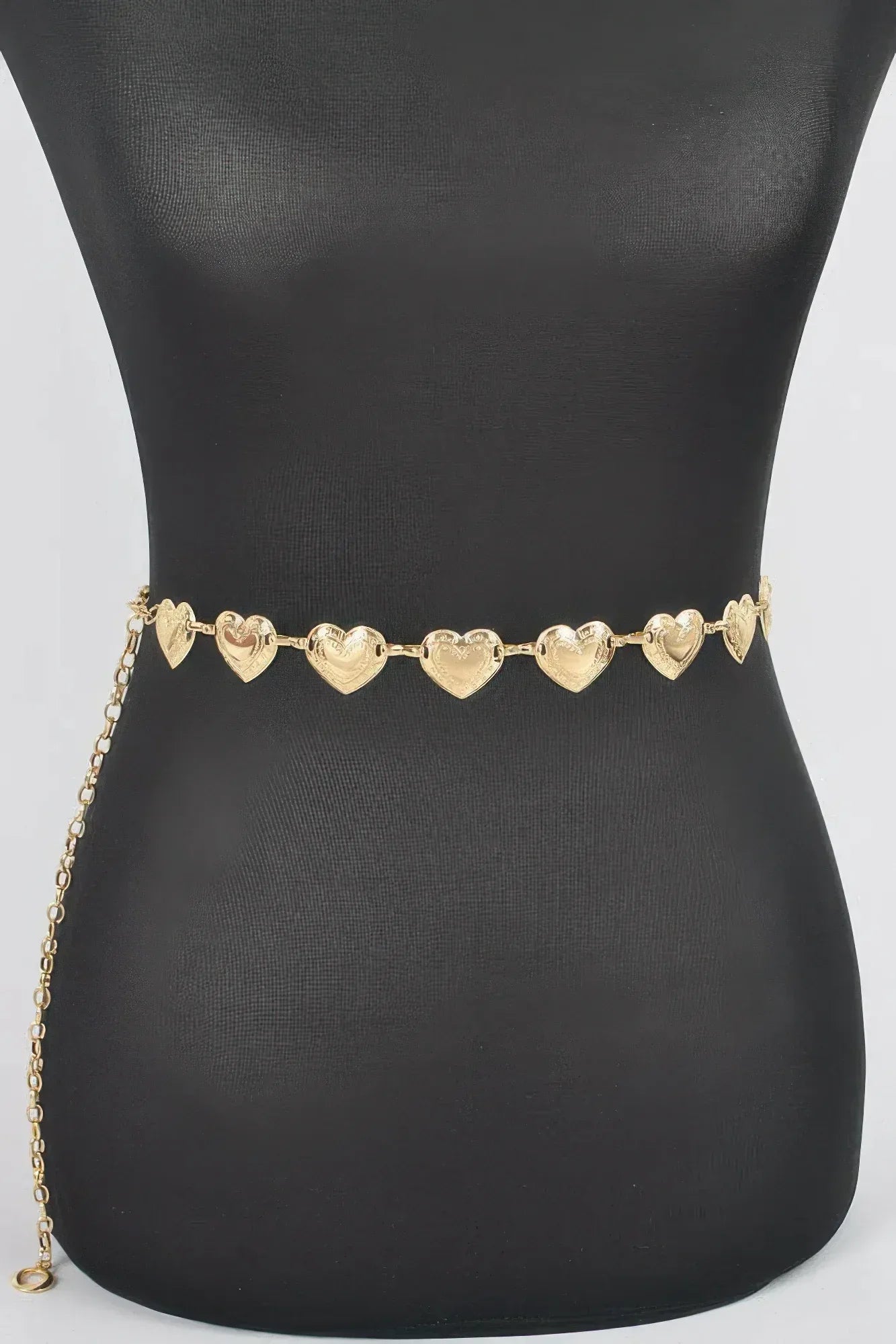 Heart Shape Metal Chain Belt | Mixtshop LLC Main image