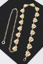Heart Shape Metal Chain Belt | Mixtshop LLC