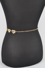 Heart Shape Metal Chain Belt | Mixtshop LLC