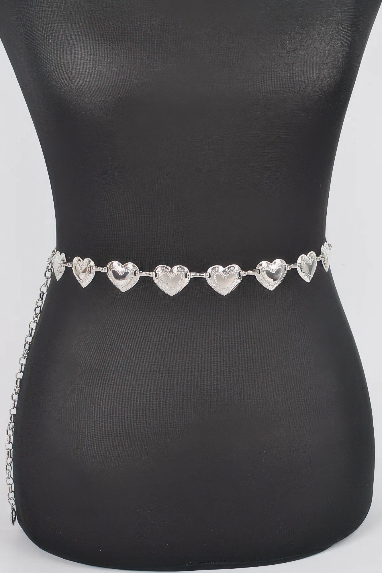 Heart Shape Metal Chain Belt | Mixtshop LLC