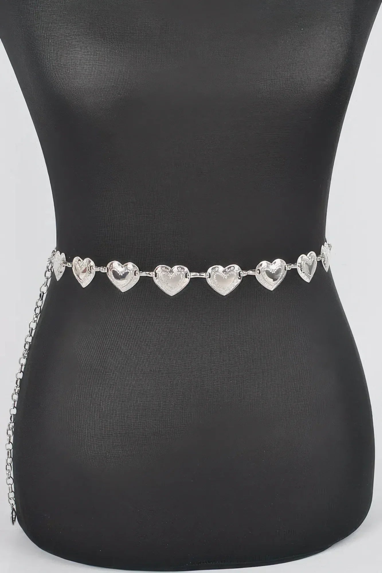 Heart Shape Metal Chain Belt | Mixtshop LLC