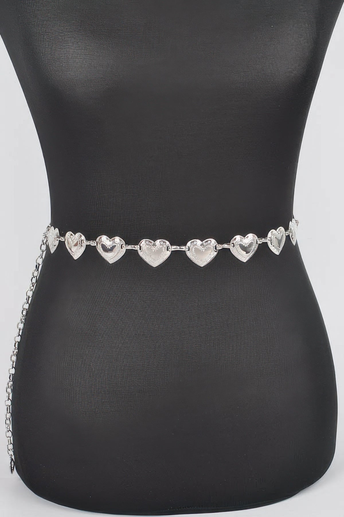 Heart Shape Metal Chain Belt | Mixtshop LLC