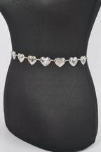 Heart Shape Metal Chain Belt | Mixtshop LLC