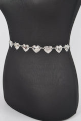 Heart Shape Metal Chain Belt | Mixtshop LLC