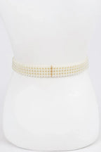 Faux Pearl Stretch Belt | Mixtshop LLC