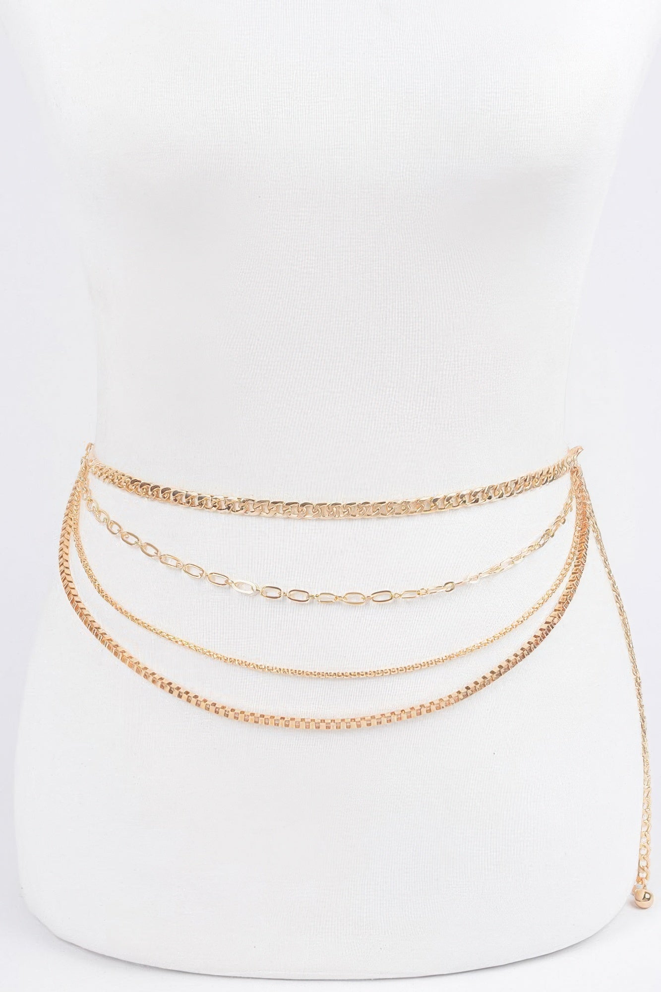 Multi Chain Layered Belt | Mixtshop LLC