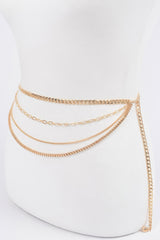 Multi Chain Layered Belt | Mixtshop LLC