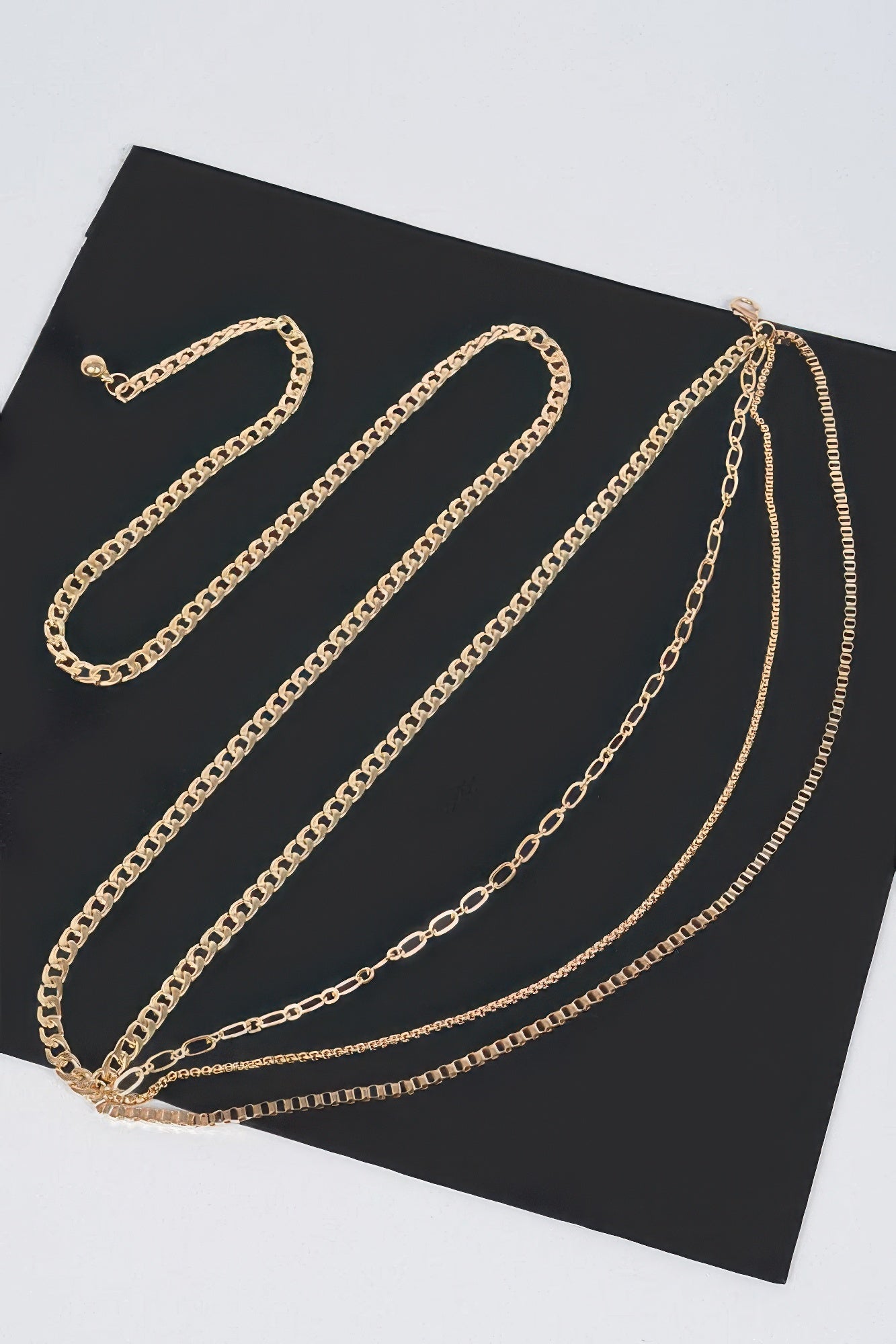 Multi Chain Layered Belt | Mixtshop LLC