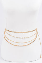 Multi Chain Layered Belt | Mixtshop LLC