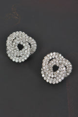 Rhinestone Button Earring | Mixtshop LLC