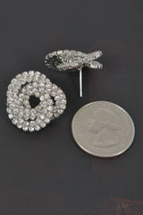 Rhinestone Button Earring | Mixtshop LLC