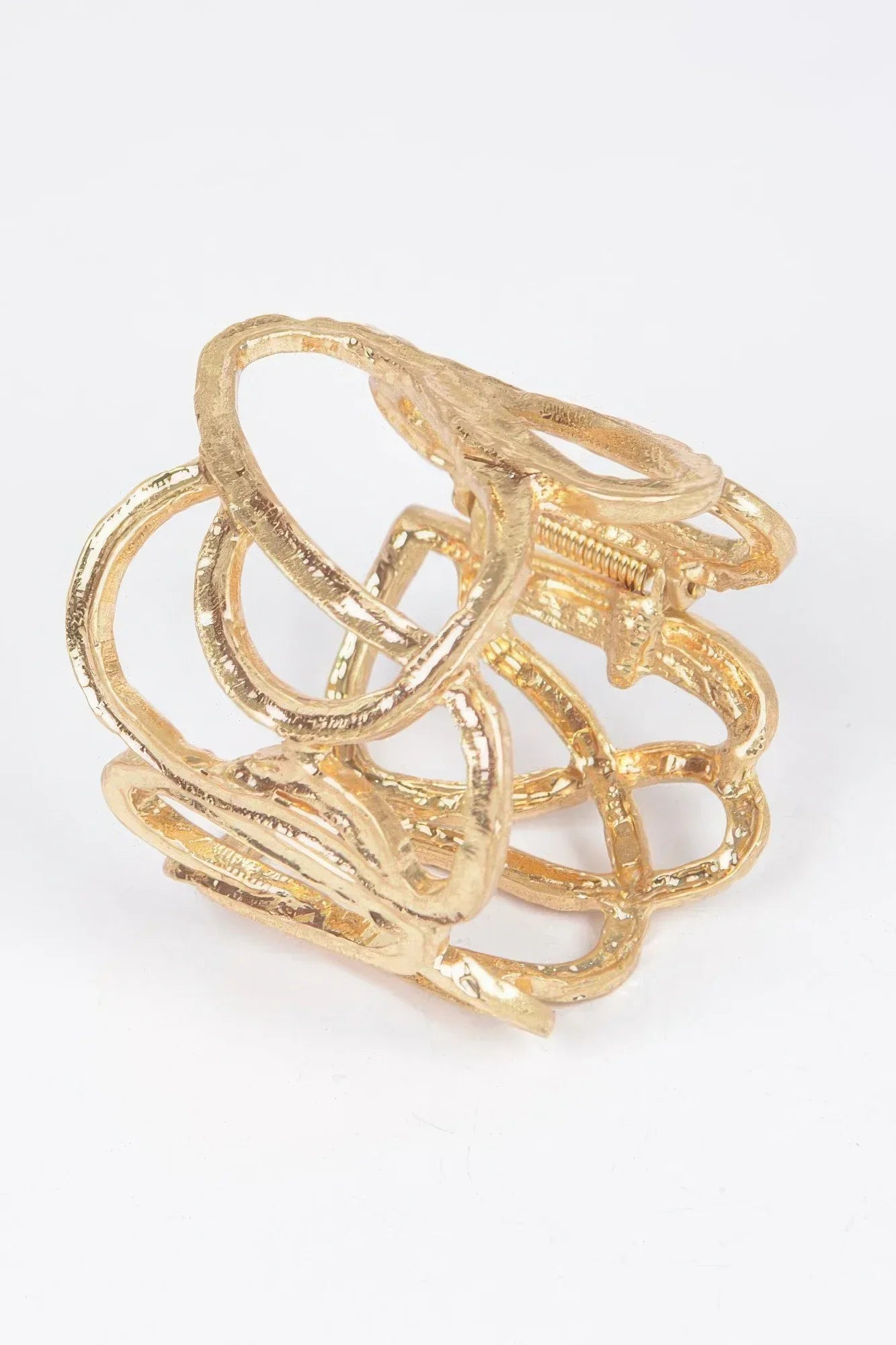 Cast Metal Spring Hinge Cuff Secondary image