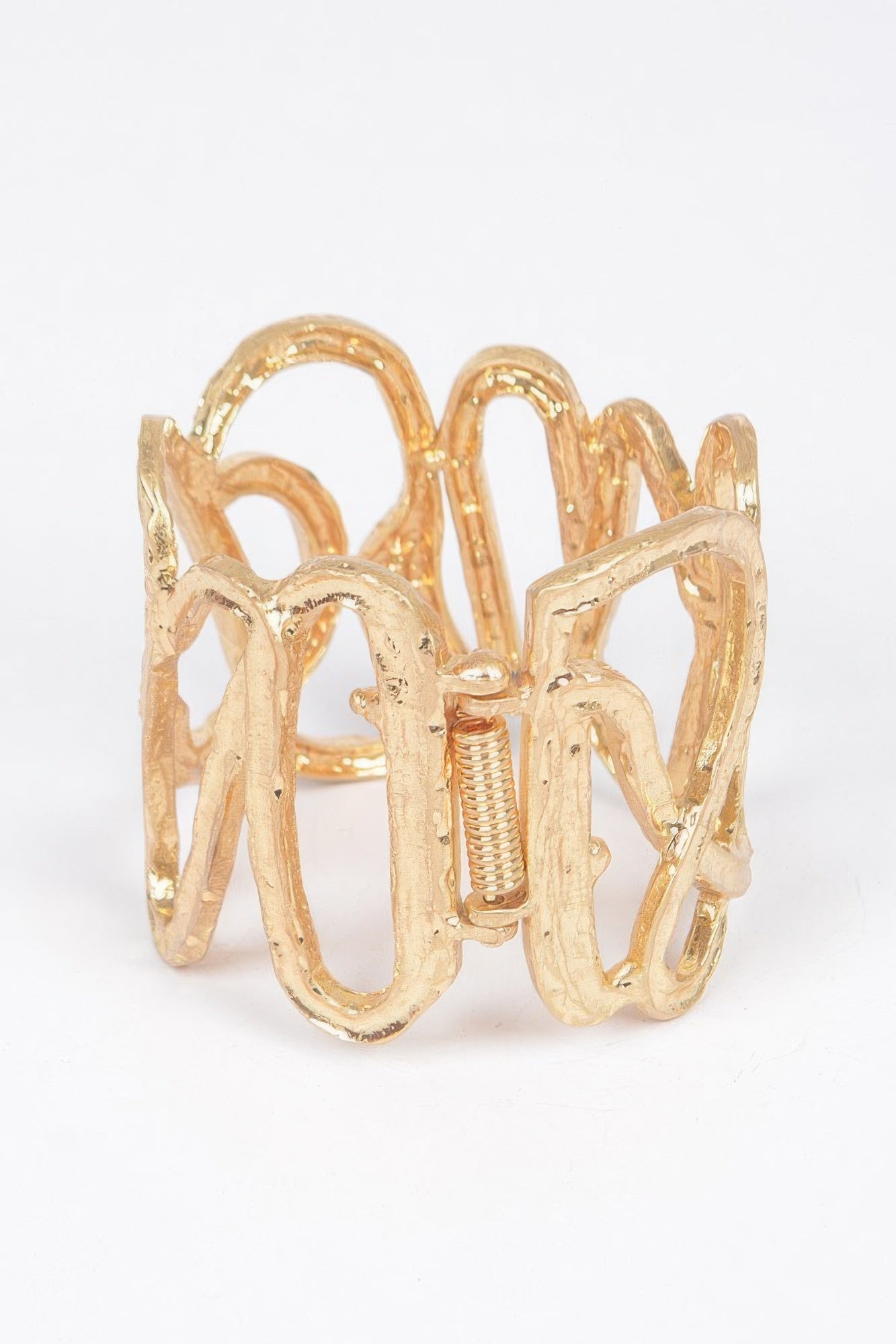 Cast Metal Spring Hinge Cuff | Mixtshop LLC
