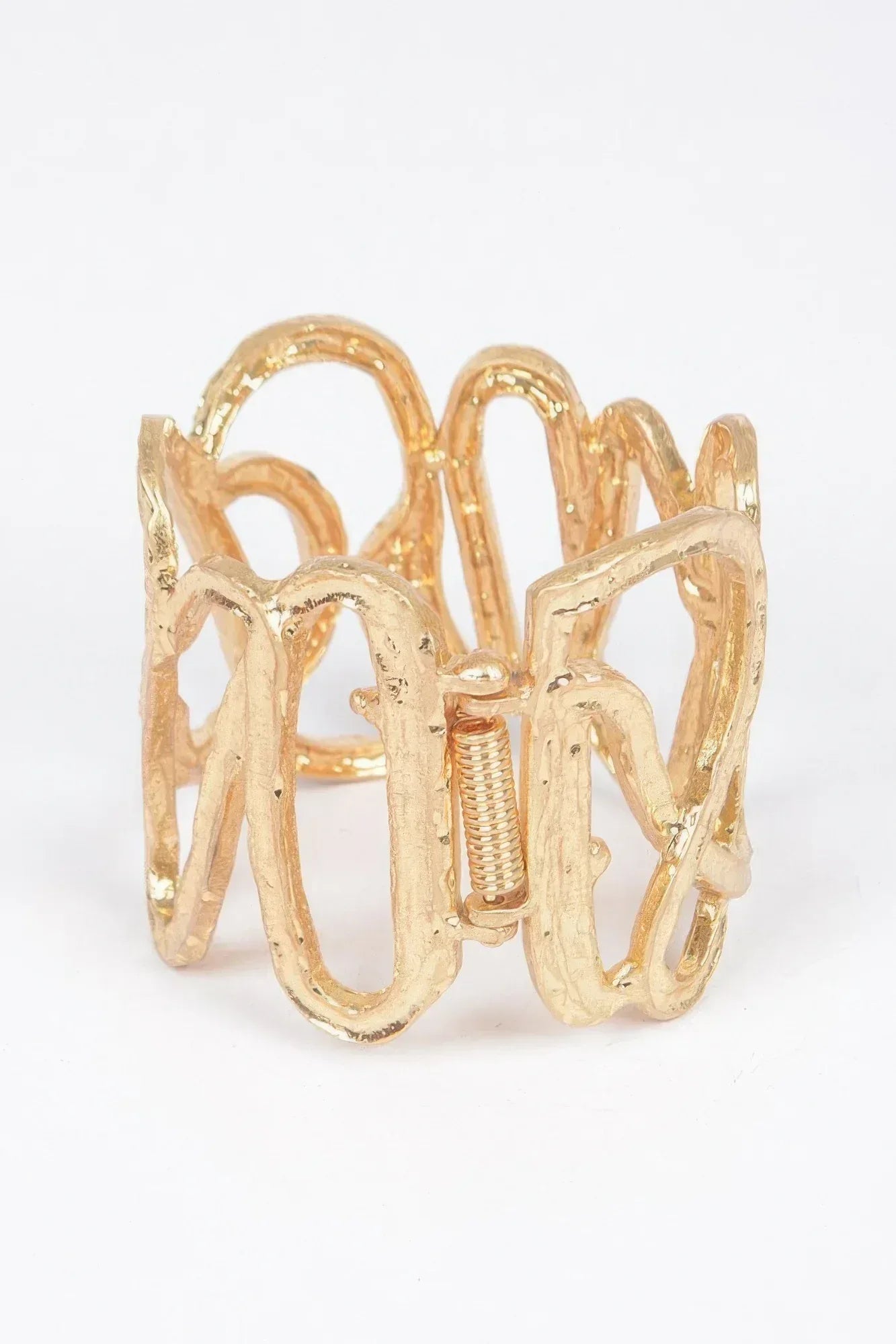 Cast Metal Spring Hinge Cuff | Mixtshop LLC