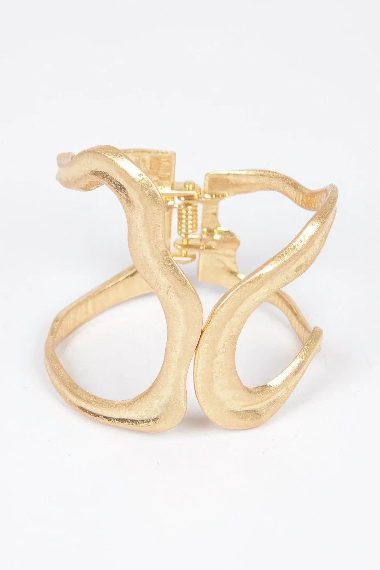 Cast Metal Spring Hinge Cuff | Mixtshop LLC Main image