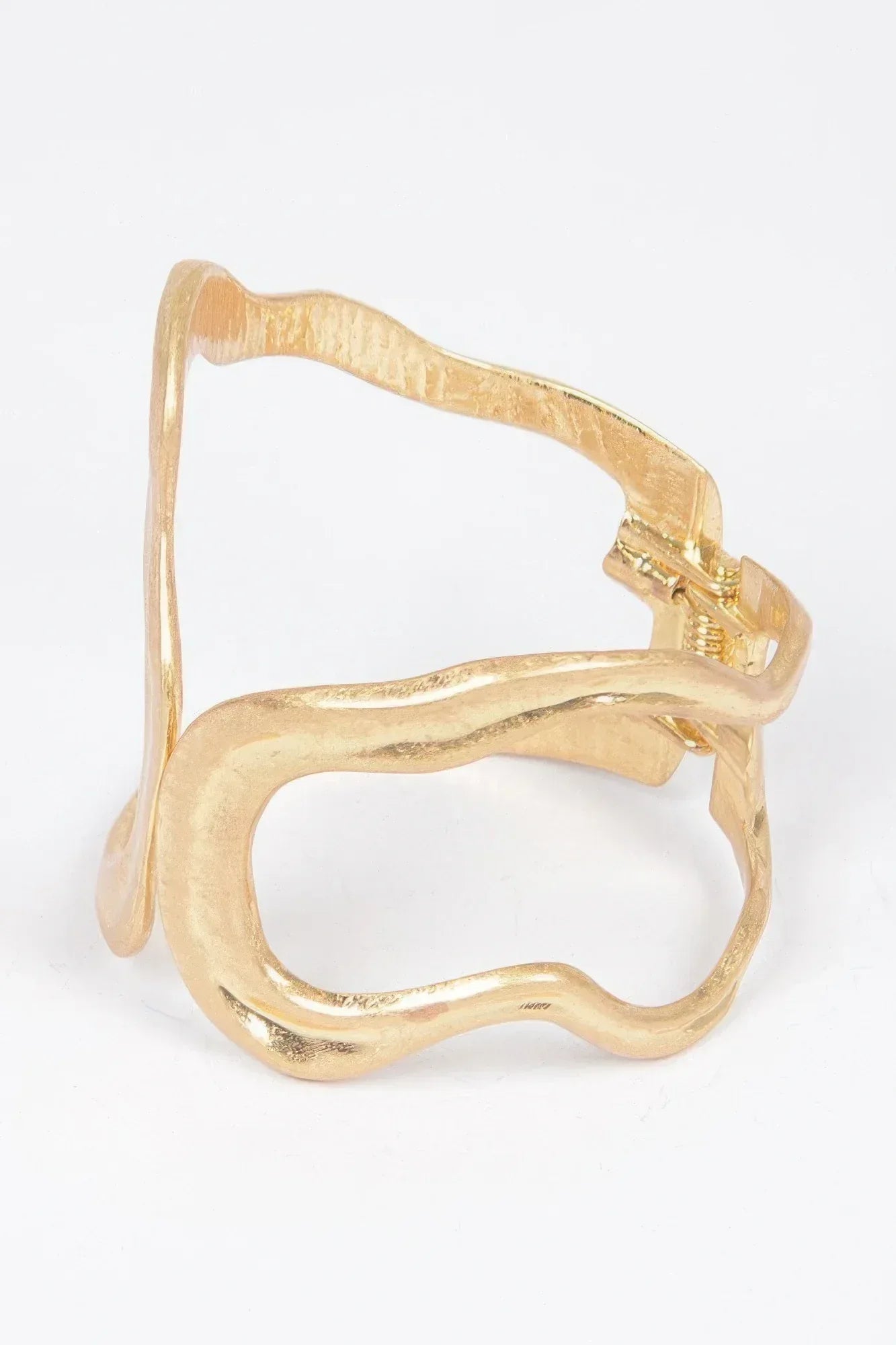 Cast Metal Spring Hinge Cuff Secondary image