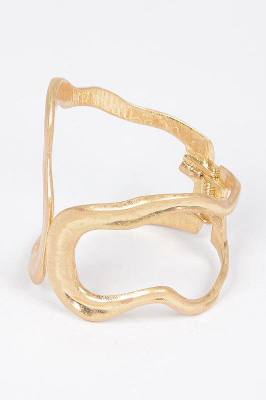 Cast Metal Spring Hinge Cuff | Mixtshop LLC