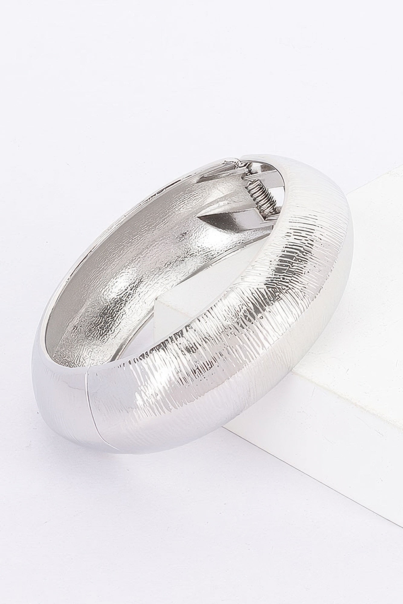Textured Metal Bangle Bracelet | Mixtshop LLC