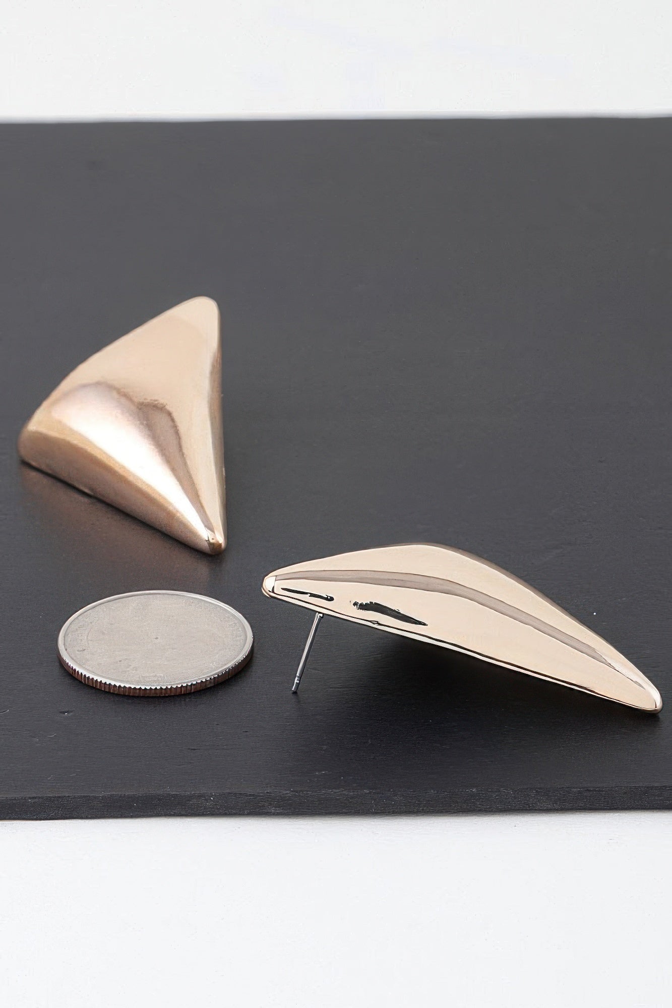 Modern Triangular Stud Earrings | Mixtshop LLC