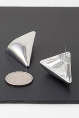 Modern Triangular Stud Earrings | Mixtshop LLC