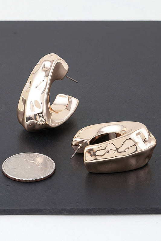 Abstract Ripple Hook Earrings | Mixtshop LLC
