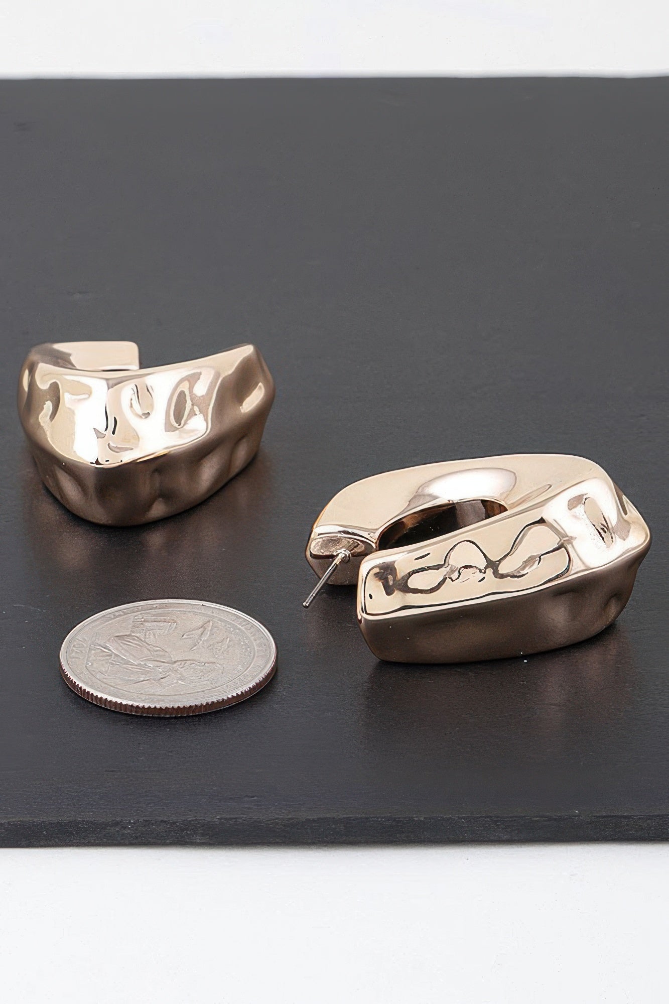 Abstract Ripple Hook Earrings | Mixtshop LLC