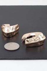 Abstract Ripple Hook Earrings | Mixtshop LLC