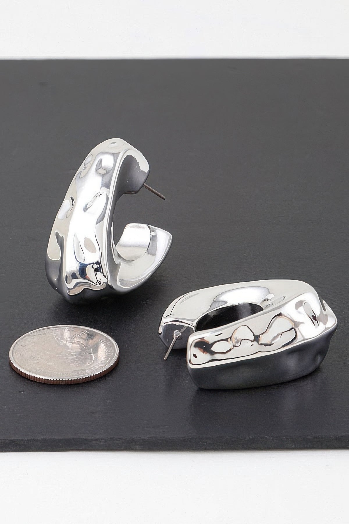Abstract Ripple Hook Earrings | Mixtshop LLC