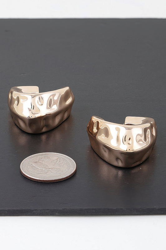 Abstract Ripple Hook Earrings | Mixtshop LLC