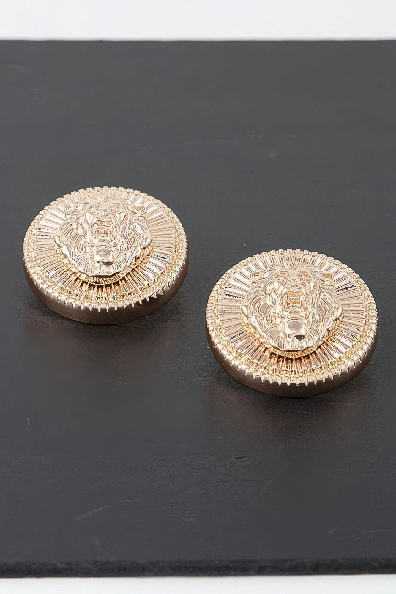 Grand Lion Emblem Earrings | Mixtshop LLC Main image