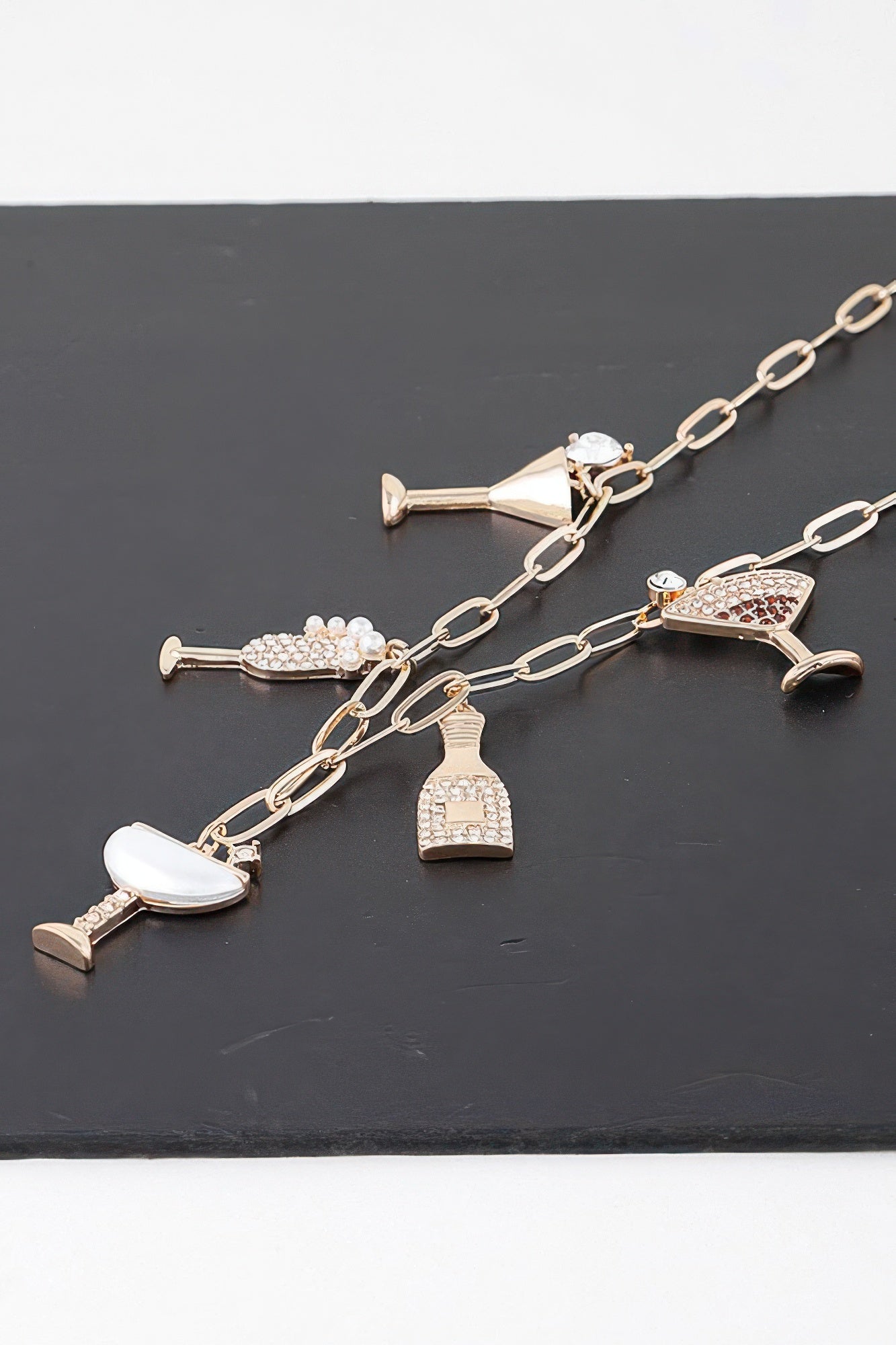 Party Drinks Charm Necklace | Mixtshop LLC