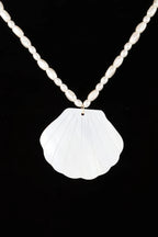Marbled Seashell Bead Necklace | Mixtshop LLC