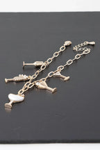 Party Drinks Charm Chain Bracelet | Mixtshop LLC