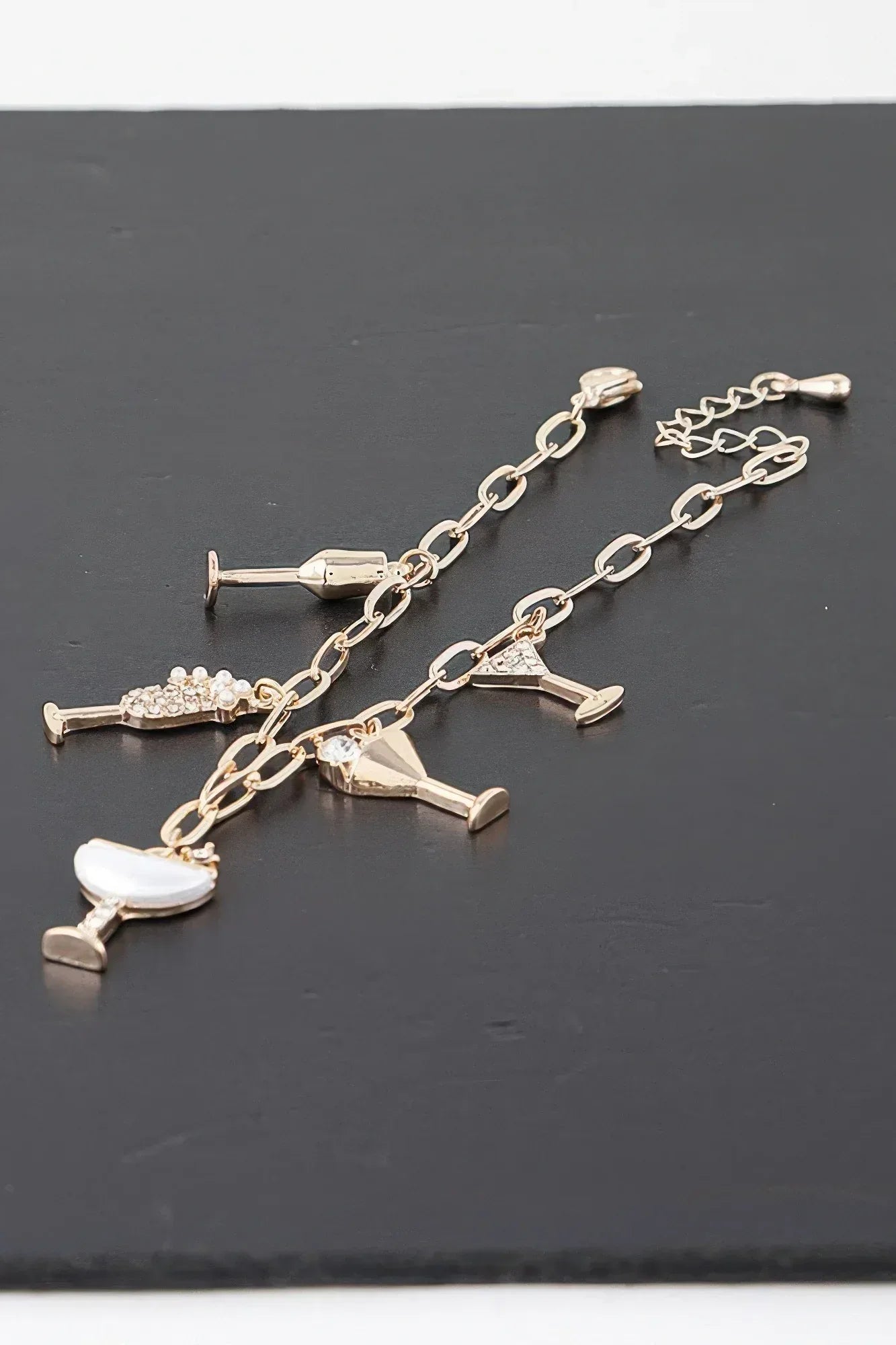 Party Drinks Charm Chain Bracelet | Mixtshop LLC