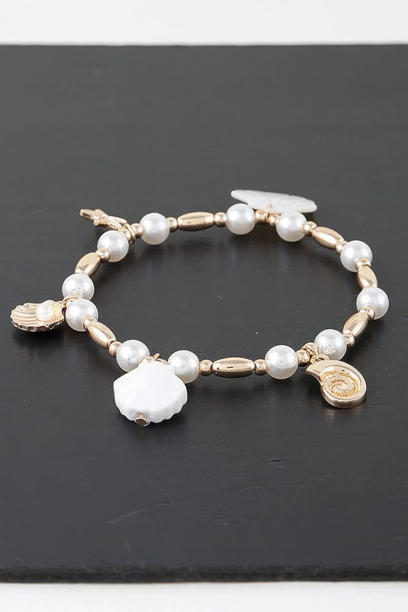 Under The Sea Pearl Charm Bracelet Secondary image
