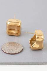 Modern Cube Stud Earrings | Mixtshop LLC
