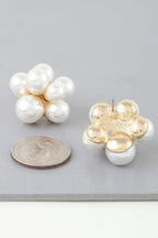 Pearl Flower Bundle Stud Earrings | Mixtshop LLC