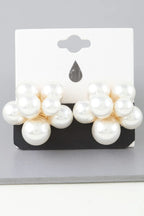 Pearl Flower Bundle Stud Earrings | Mixtshop LLC