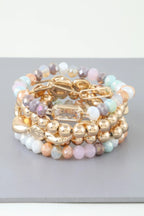 Multicolor Crystal Beaded Bracelet | Mixtshop LLC