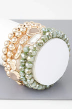 Multicolor Crystal Beaded Bracelet | Mixtshop LLC