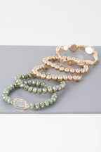 Multicolor Crystal Beaded Bracelet | Mixtshop LLC