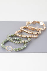 Multicolor Crystal Beaded Bracelet | Mixtshop LLC