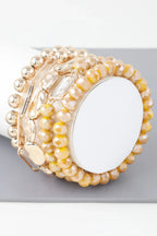 Multicolor Crystal Beaded Bracelet | Mixtshop LLC