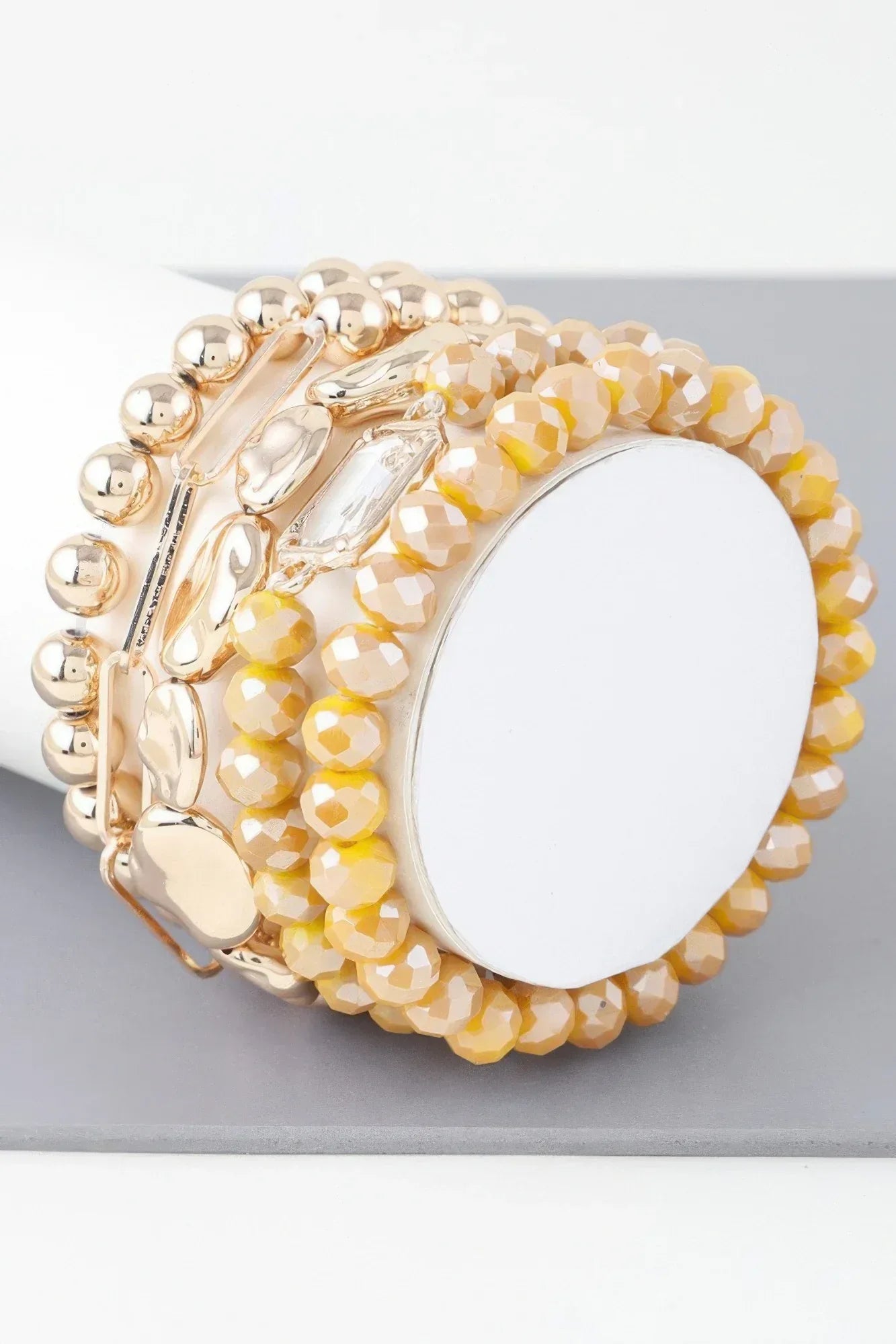 Multicolor Crystal Beaded Bracelet | Mixtshop LLC