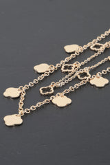 Double Clover Charm Chain Necklace | Mixtshop LLC
