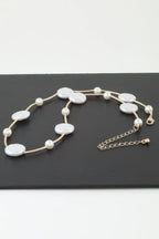 Modern Stone Beaded Charm Necklace | Mixtshop LLC