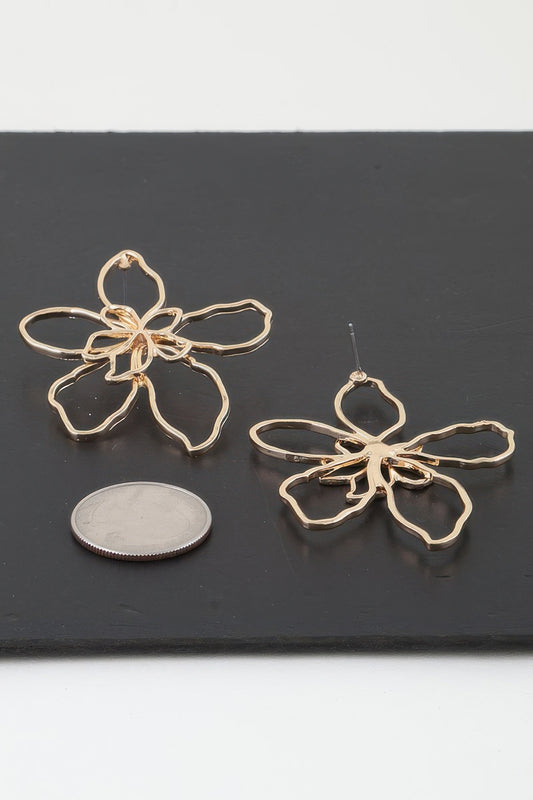 Delicate Abstract Flower Earrings | Mixtshop LLC