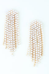 Multi Pearl Curtain Drop Earrings | Mixtshop LLC
