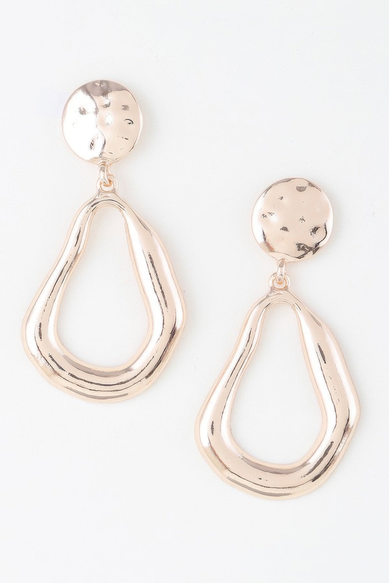 Abstract Shiny Teardrop Earrings | Mixtshop LLC Main image